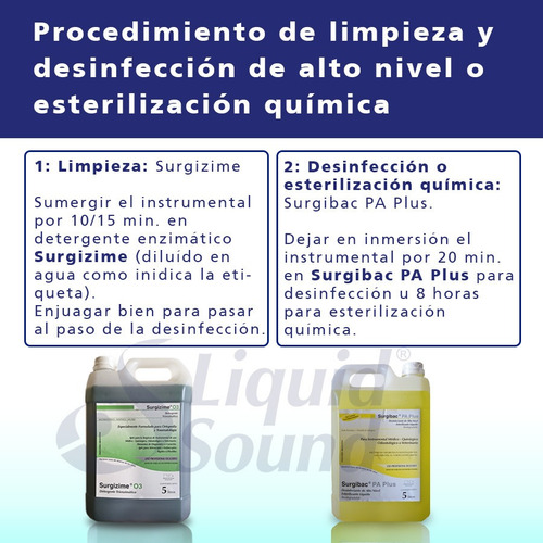 Detergente Enzimático Surgizime E2 Bidón X 5 Lts