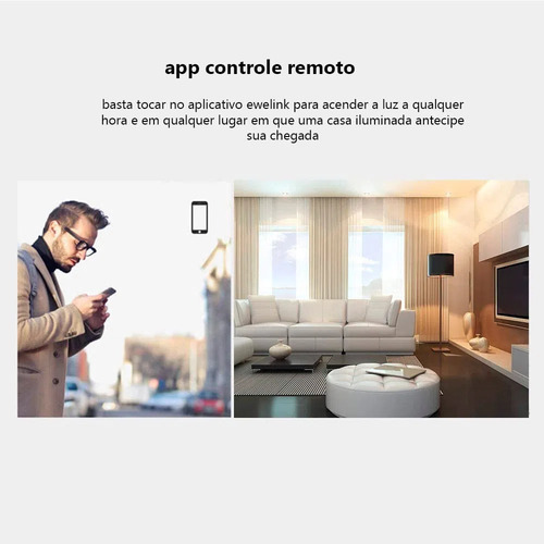Imagem 4 de 7 de Interruptor Smart Wi-fi Sonoff 3 Botões Compatível Com Alexa