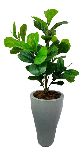 Árvore Artificial Ficus Lyrata Vaso Coluna 1,15cm Decorativa