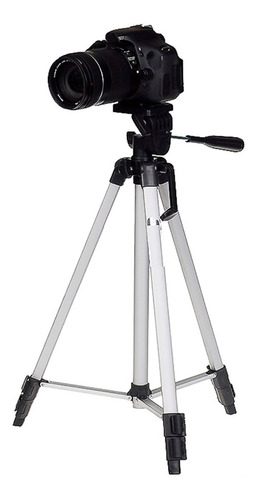 Tripé 1,20m P/ Sony Alpha A7 R S Ii Iii A7r A7s A7ii A7iii Prata