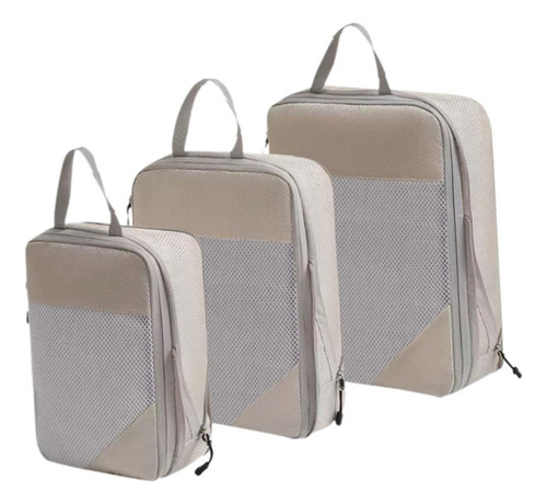 Dmm Conjunto Bolsa Armazenamento Comprimida Para Bege