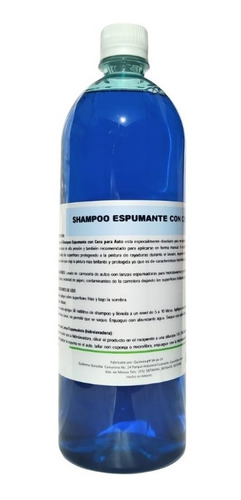 Shampoo Espumante Con Cera Para Autos Y Motos, 1lt