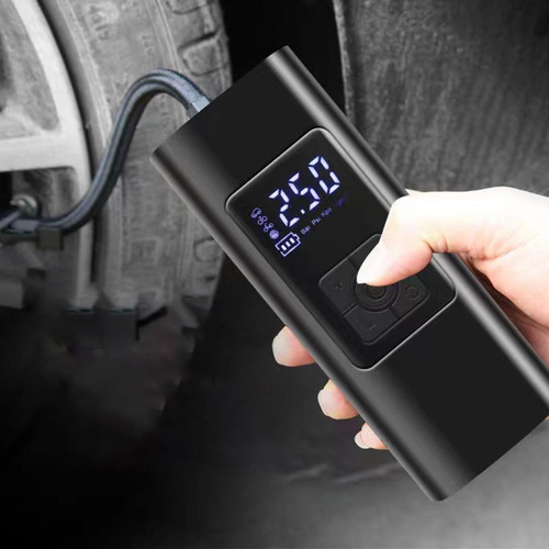 Compresor De Aire Portátil De 12 V Con Con 1 Cable Usb