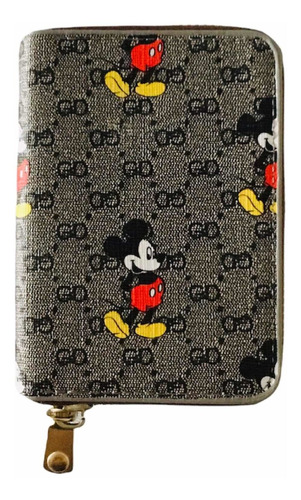 Billetera Porta Tarjetas De Crédito Mickey Mouse