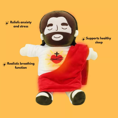 Wa 2 Piezas Juguete De Peluche De Jesús Que Respiras Con