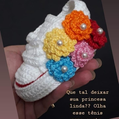 sapatinho de croche para customizar