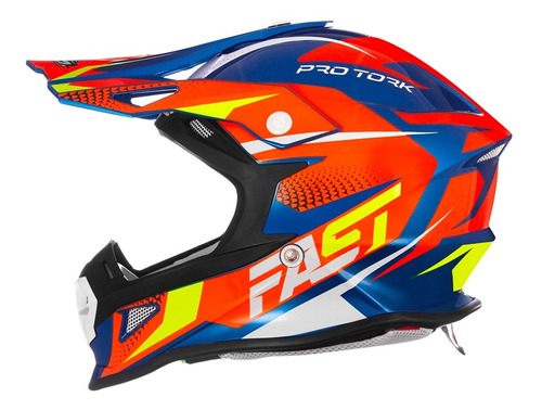 Capacete Cross Pro Tork Fast Fantasy Enduro Trilha