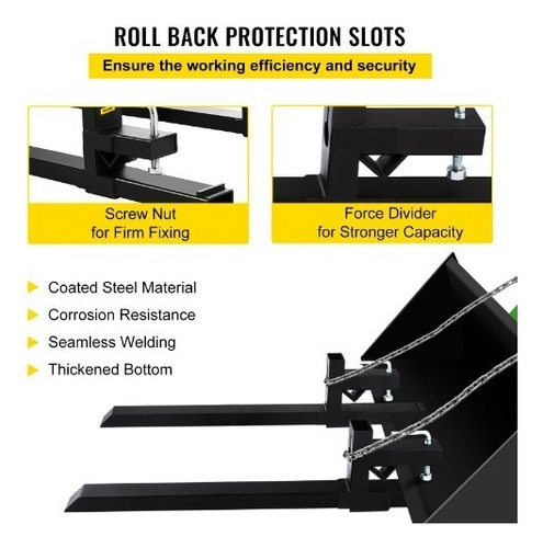Extensiones De Cuchillas Para Montacargas 1500lbs