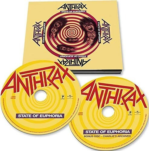 Anthrax State Of Euphoria 2cds, edição do 30º aniversário