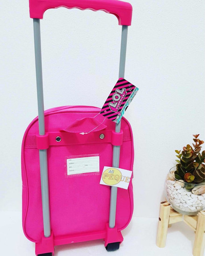 Mochila Lol Pequeña, Con Ruedas+acces De Merienda