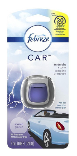 Ambientador Vent Febreze Midnight Storm X4 Und