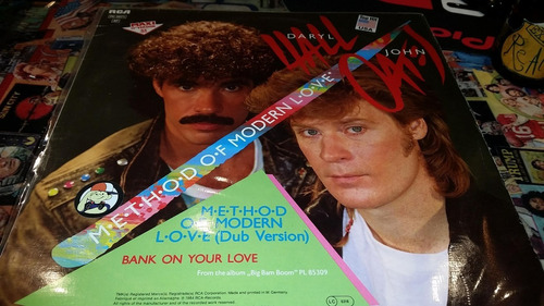 Daryl Hall John Oates Method Of Modern Love Vinilo Maxi 1984