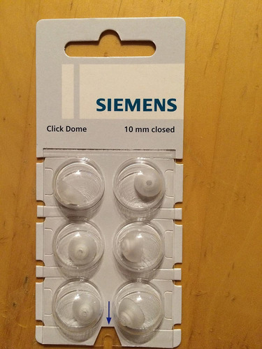 Siemens Click Cúpulas 10 Mm Punta Cerrada Refill Dome Hearin