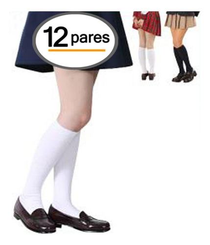Calceta Escolar Precio Por 12 Pares Oferta