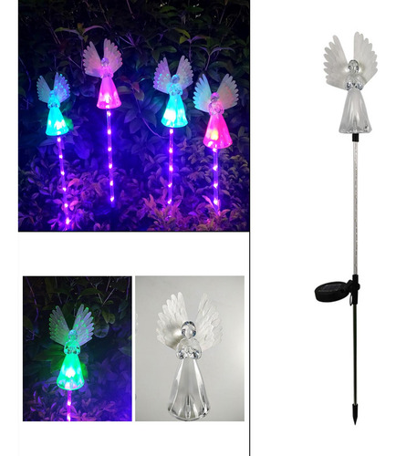 Luces De Ángel Solares Creativas Con Estaca De Tierra Para