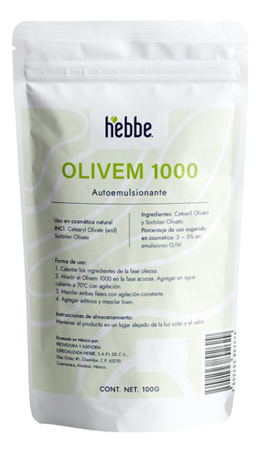 Autoemulsificante Olivem 1000 Uso Cosmetico Cosmos 100g