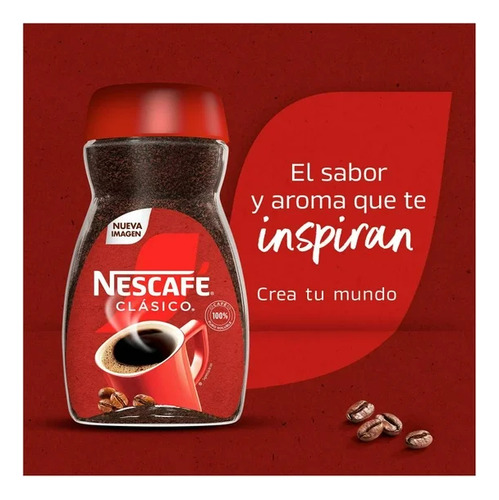 Nescafe Clasico Cafe Soluble, Frasco De 350gr.