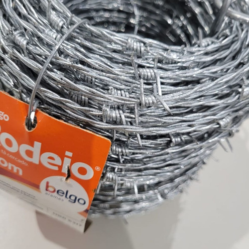 Arame Farpado Galvanizado Rodeio C/ 100 Metros