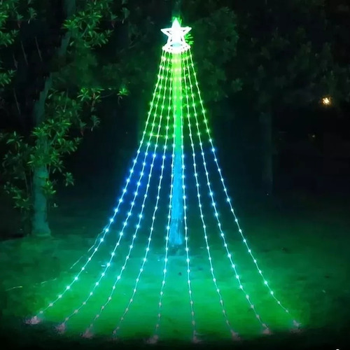 // Luz De Corda De Árvore De Natal Inteligente 350 Led Com