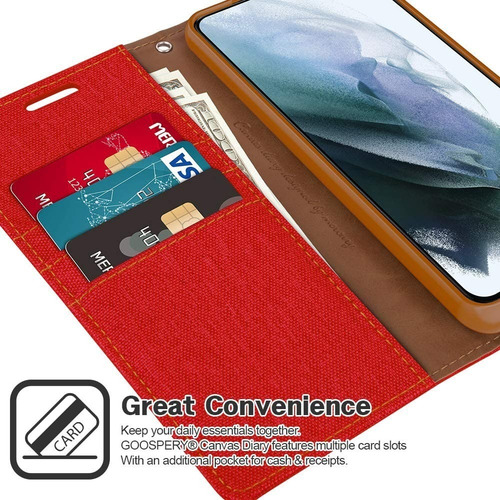 Imagen 4 de 5 de Funda Huawei Y6 2019 Mercury Goospery Canvas Diary