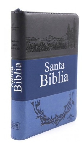 Imagen 3 de 6 de Biblia Letra Grande Cierre Índice Azul Reina Valera 1960