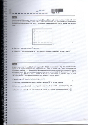 Encadernado Com Provas Simulado Da Fuvest E Unicamp (Usado)