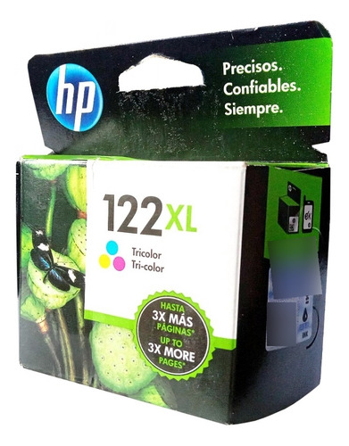 Cartucho De Tinta Hp Original 122xl Tricolor Ch564hl