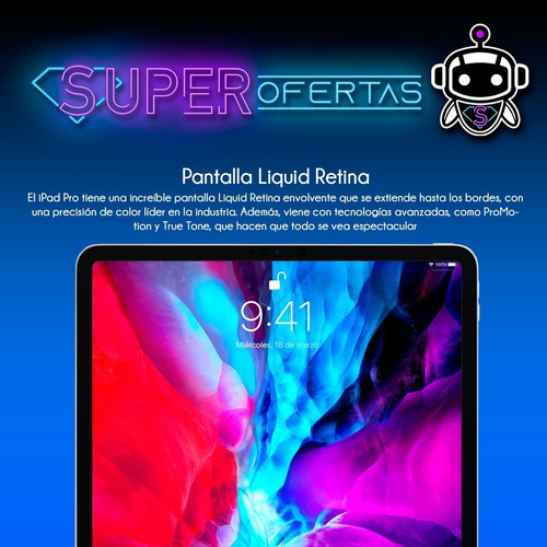Apple iPad Pro 12.9 / 256gb / 4ta Generación / Modelo 2020