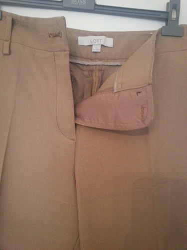 Pantalon De Ann Taylor Importado T 46/48 Nuevo Marron