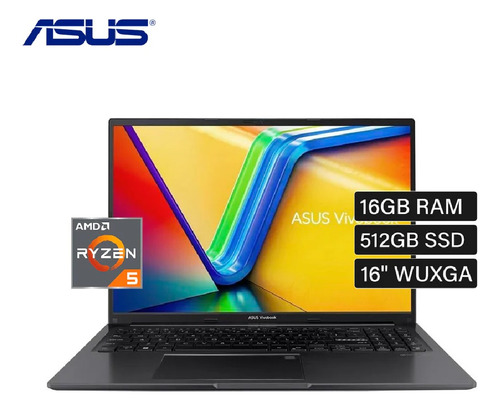 Asus Vivobook 16 Wuxga Ryzen 5 7430u 16gb 512gb Free Dos