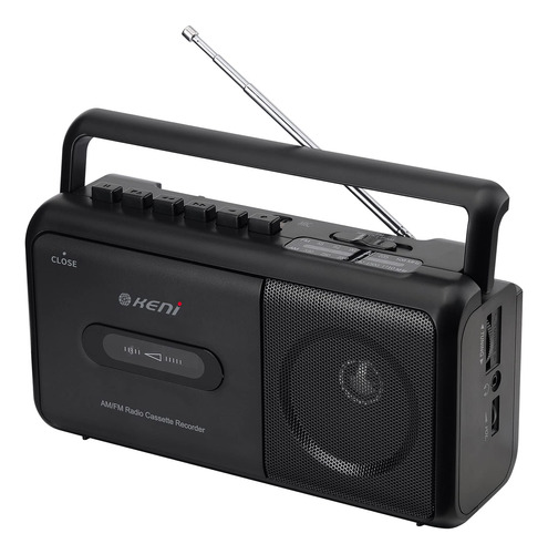 G Keni Portable Cassette Player Boombox Am/fm Radio Stereo,.