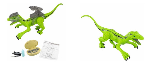 Dinosaurio Robot Interactivo Velociraptor A Control Remoto 