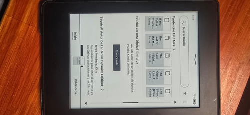Kindle Paperwhite 6 7ma - 4gb + Funda Magnetica - Impecable Negro