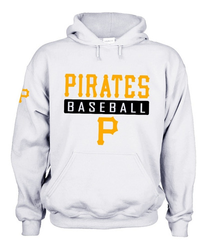 Sudadera Capucha Pirates Piratas Pittsburgh Baseball Msi M L
