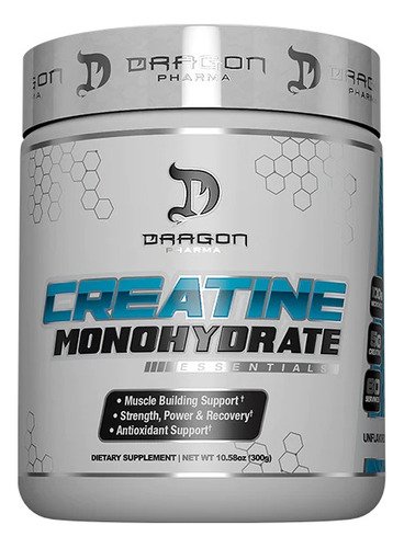 Creatina Monohidratada 1 Kg (200 Serv) Dragon Pharma