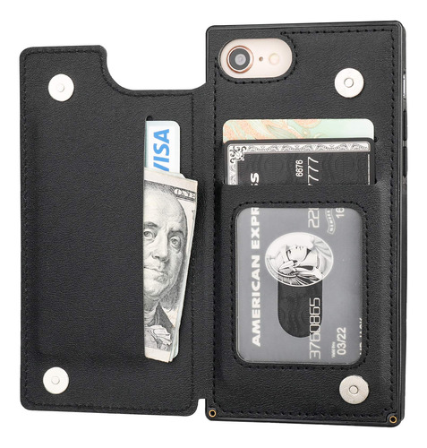 Funda Cartera Para iPhone Se3 5g (2022)/iPhone Se2 (2020)/ip