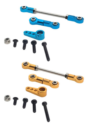 Nuevo 2 Piezas 1/28 Varilla De Tracción De Dirección Rc Para