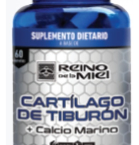 Suplemento Dietario Cartilago De Tiburon + Calcio Marino