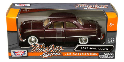 Motor Max 1949 Ford Mercury Coupe 1:24 Timeless Legends