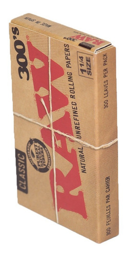Imagen 2 de 7 de Papel Para Armar Sedas Block Raw Classic 300 Leaves 78mm
