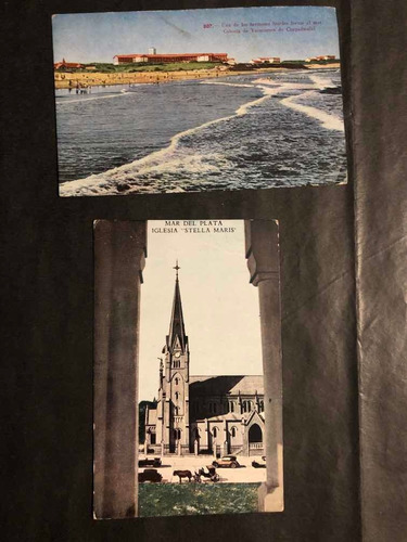 Antiguas Postales Mar Del Plata. Lote De 5. 53562 (Usado)