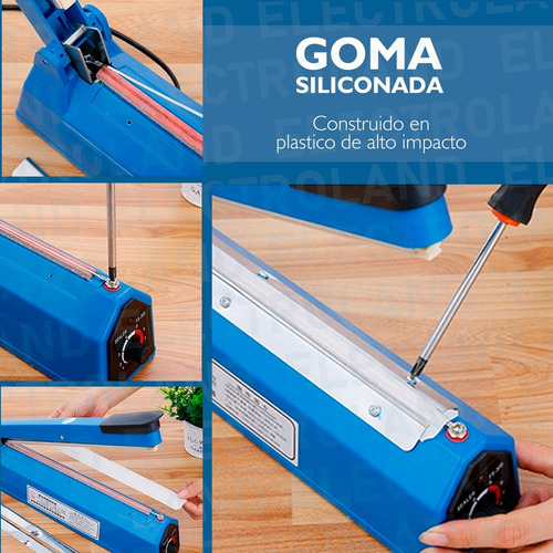 Selladora Cortadora Bolsa 20cm Regulador Mayor Potencia