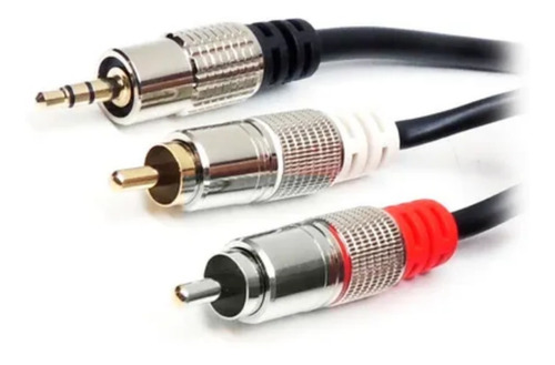 Cabo De Audio Starcable P2 X 2 Rca Plug Metal 3 Metros