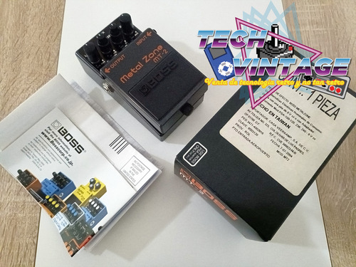 Pedal Boss Metal Zone Mt-2 Efecto Distorsión Negro (Usado)