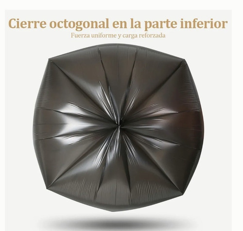 Bolsa Para Basura Biodegradable(45x50cm 100pzas) Color Negro