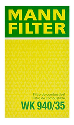 Filtro De Combustivel Mann Para S10 Mt 2.8 Mwm 4.07 Wk940/35