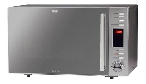 Imagen 1 de 2 de Microondas Grill BGH Quick Chef B330DSS9 silver 28L 220V