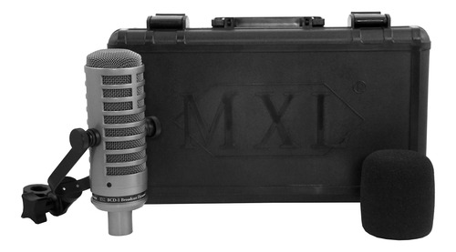 Microfono Dinamico Mxl Podcast Edicion Limitada Xlr Gris