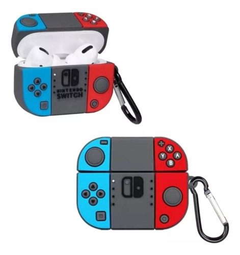 Estuche Protector Para AirPods Y Pro 1 2 3 Diseño Nintendo