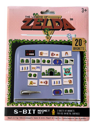 Imanes Marca Pyramid Modelo Zelda Licencia Nintendo Unico